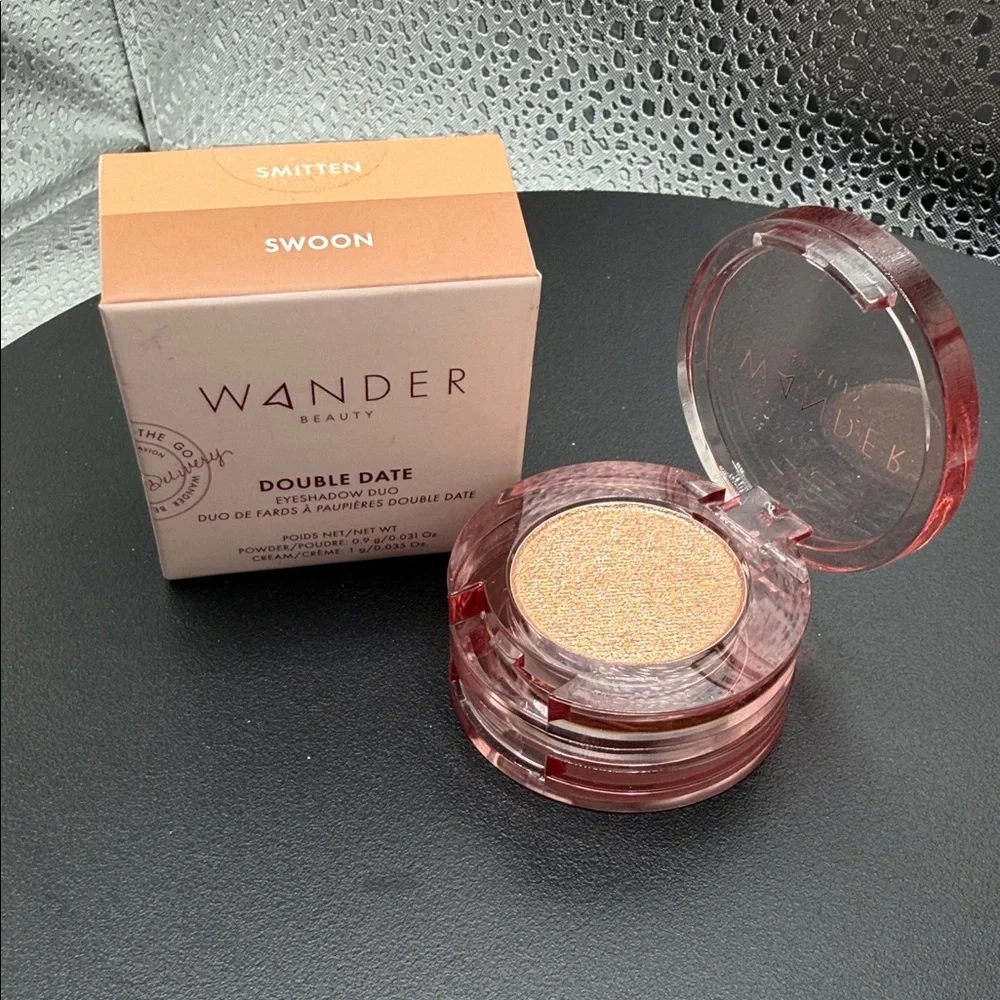 Wander Beauty Double Date Eyeshadow Duo - Swoon Peach